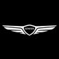 Genesis GV70 Door Stick On Puddle Lights Various Designs 2022-2026