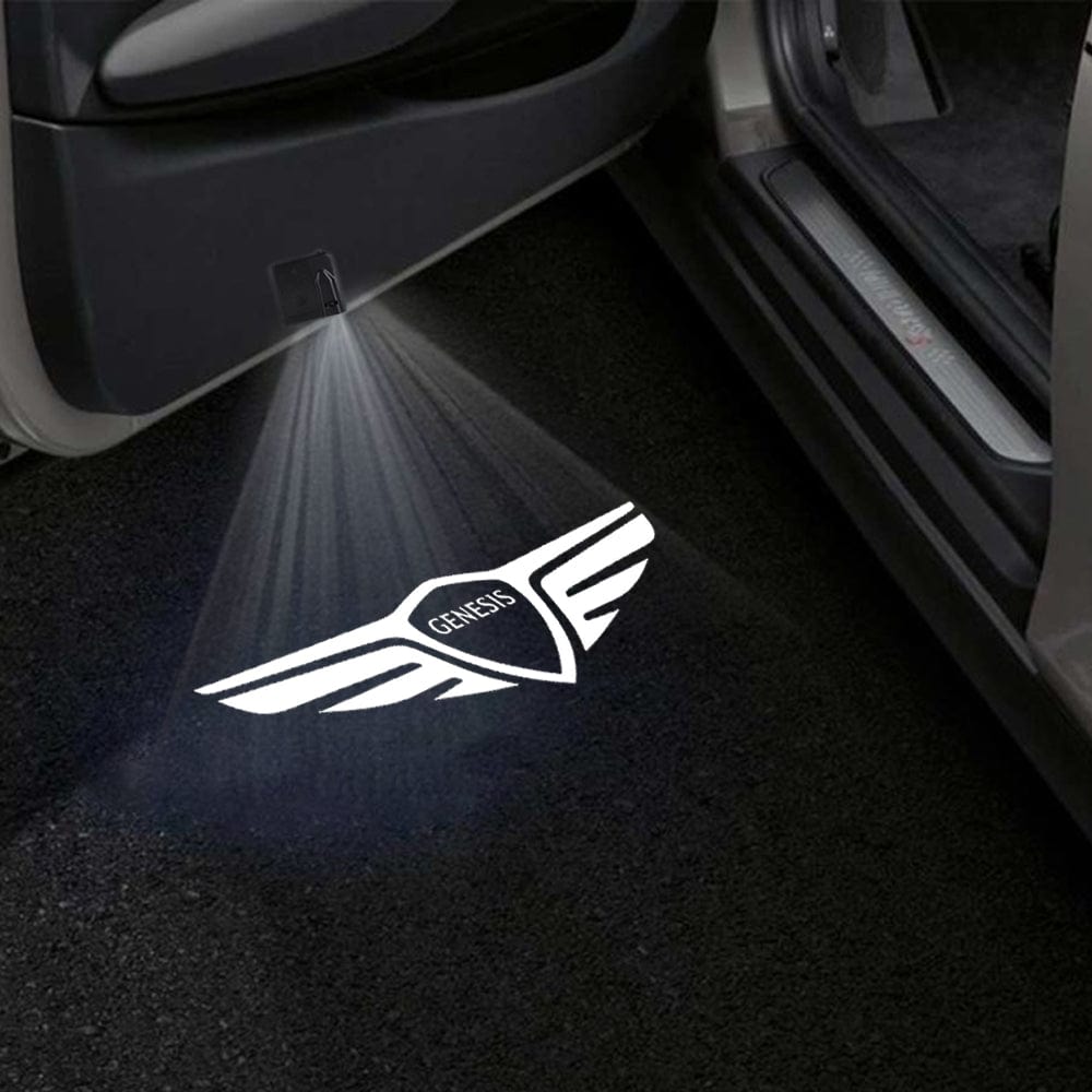 Genesis G80 Door Stick On Puddle Lights Various Designs 2017-2026