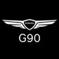Genesis G90 Door Stick On Puddle Lights Various Designs 2017-2026