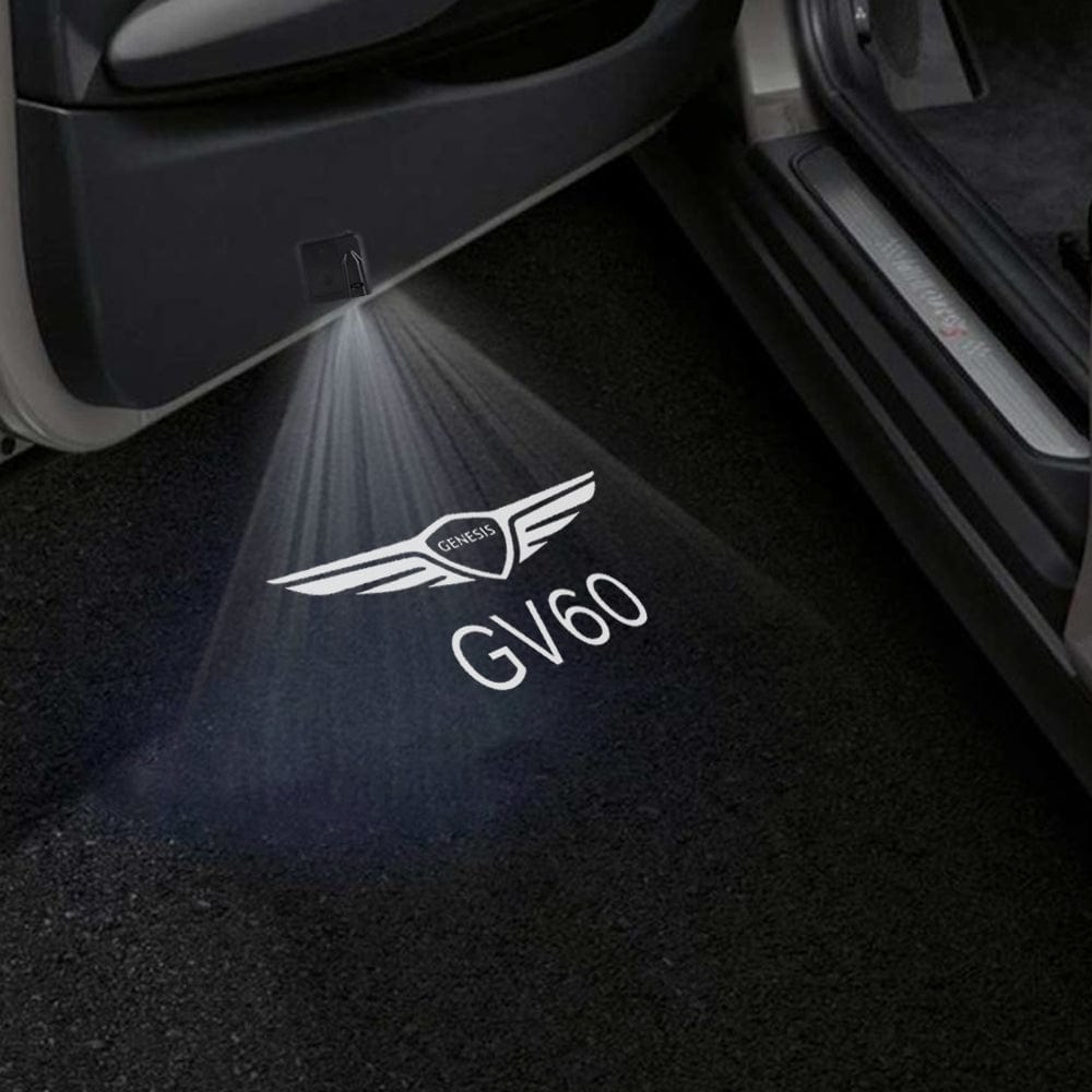 Genesis GV60 Door Stick On Puddle Lights Various Designs 2023-2026