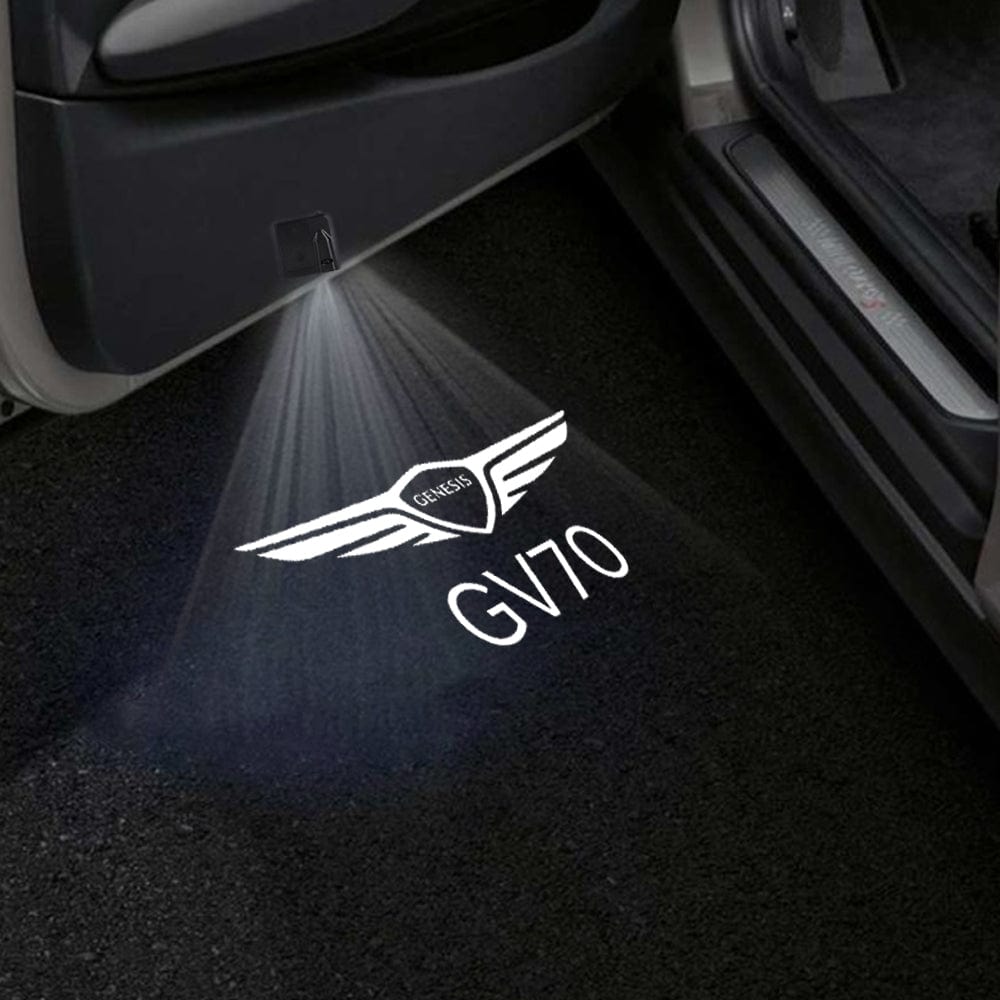Genesis GV70 Door Stick On Puddle Lights Various Designs 2022-2026