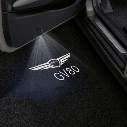 Genesis GV80 Door Stick On Puddle Lights Various Designs 2021-2026
