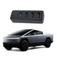 4-in-1 Glove Box USB Hub for Cybertruck 2024+ | USB 3.0 | Dedicated Dashcam Port