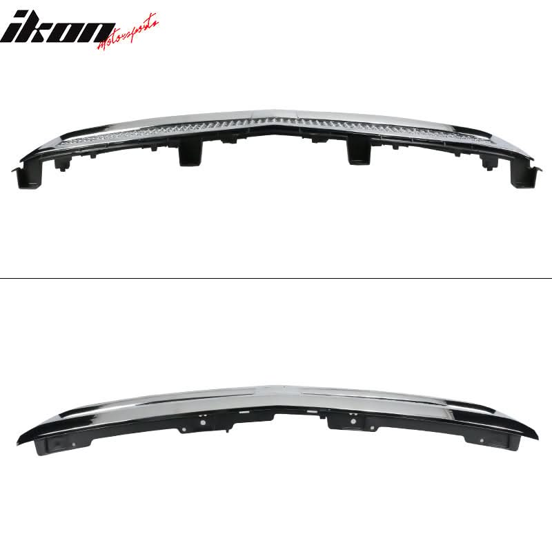 2014-2015 Chevy Silverado 1500 B Style Silver Front Bumper Grille ABS