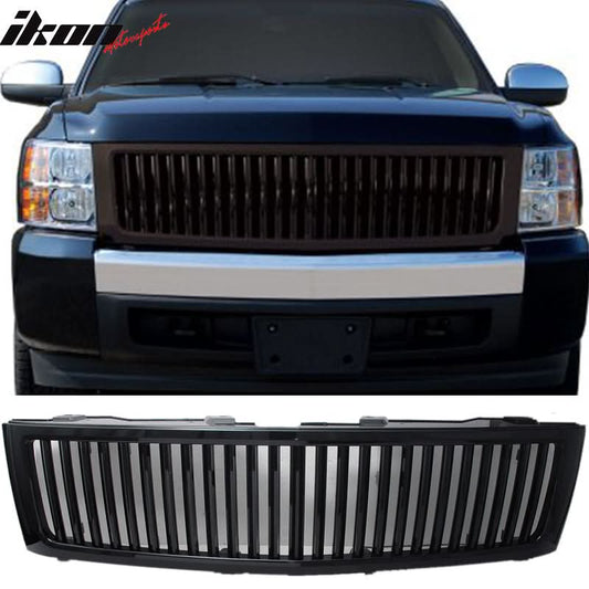 2007-2013Â Chevy Silverado 1500 Vertical Front Bumper Unpainted Grille