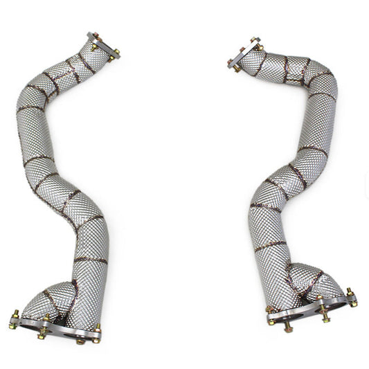 High Flow Exhaust Downpipe for Porsche Cayman 718 GT4 RS 4.0L 2022-2025 Catless