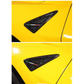 Dry Carbon Fiber Side Fender Vent Frame Cover Trim for Lamborghini Urus