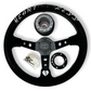 Suede Steering Wheel + Hub Adapter Kit For Subaru Impreza WRX STI Legacy Eclipse