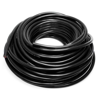 HPS High Temp 5/8" ID (16mm) Reinforced Silicone Heater Hose Black- 50Feet