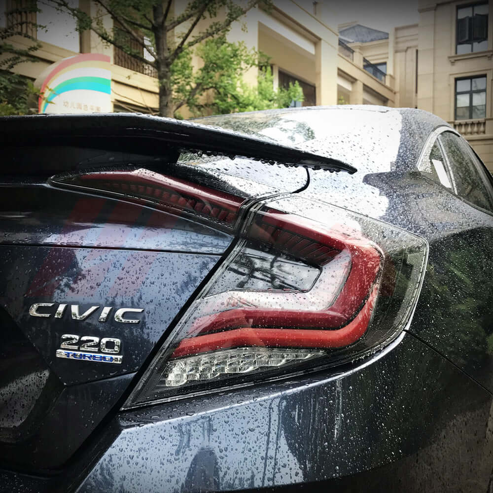 HRS 2016-21 Honda Civic 10th Gen Sedan LED Tail Lights V3