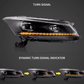 Honda Accord 8th Gen Inspired Black Demon Eyes and Ordinary Projector Headlights (2008-2012)