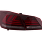 Honda Accord 9th Gen -Red,Red Smoked, Full Smoke- LED Tail Lights Upgrade (2013-2015)