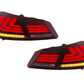Honda Accord 9th Gen -Red,Red Smoked, Full Smoke- LED Tail Lights Upgrade (2013-2015)