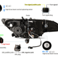 Honda Fit/Jazz 3rd Gen(GK/GH/GP) Black Demon Eyes Dual Beam Projector [Mustang Style] Headlights (2015 - 2020)