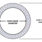 HPS 1-1/4" - 2" ID, Silicone 45 Degree Elbow Reducer Coupler Hose, High Temp 4-ply Reinforced, Blue, 32mm - 51mm ID
