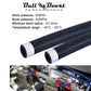 Black Fuel Hose Oil Fuel Gas Line AN6-AN8-AN10 Nylon Braided / BUILD YOUR OWN