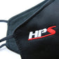 HPS Performance Washable Face Mask Black - 2 Pieces Pack