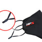 HPS Performance Washable Face Mask Black - 2 Pieces Pack