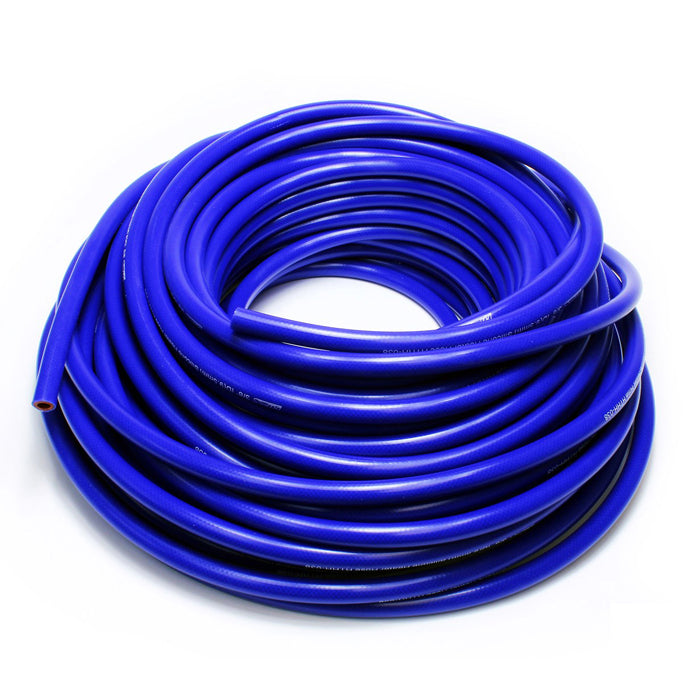 HPS High Temp 3/8" ID (9.5mm) Reinforced Silicone Heater Hose Blue - 100F