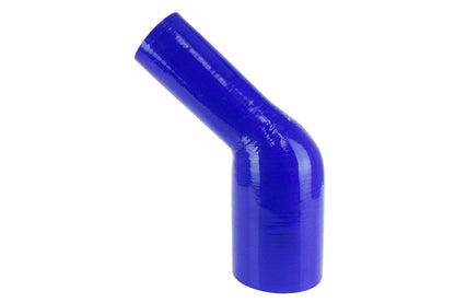 HPS 2-1/2" - 2-3/4" Silicone 45 Degree Elbow Reducer Coupler Hose, High Temp 4-ply Reinforced, 63mm - 70mm ID