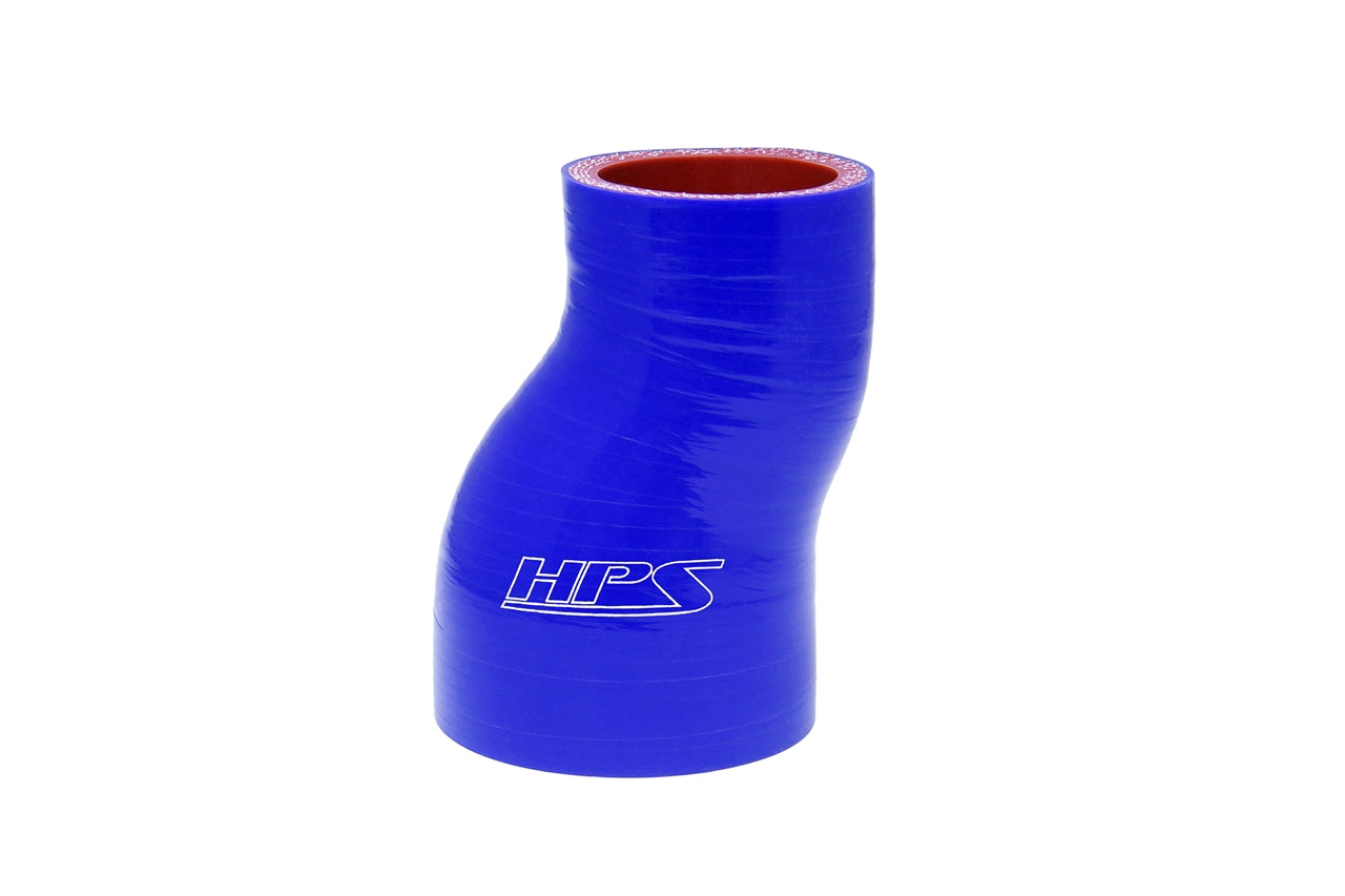 HPS Performance Products HPS 2-3/8" - 3" Silicone Offset Reducer Coupler Hose, High Temperature 4-ply Reinforced