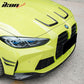 Fits 21-23 G80 M3 G82 G83 M4 X Style Front Hood Vent Dry Carbon Fiber