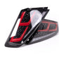 OLM Spec-AR LED Taillights (Clear Lens/Black Base/Red Bar) - 2022+ WRX