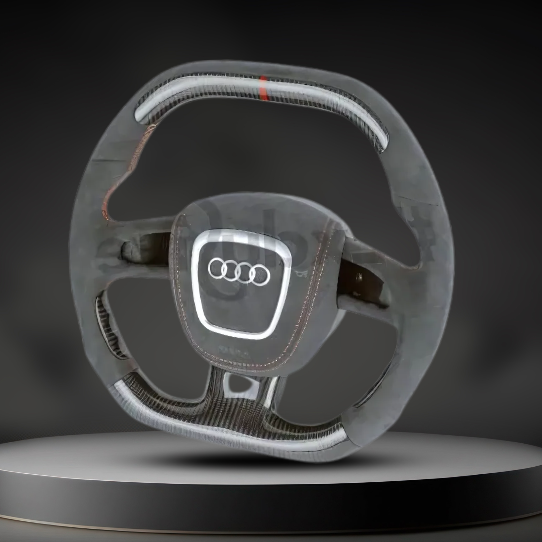 2005-2011 Audi A3 / A4 / A5 / A6 / Q5 / Q7 / S4 / S5  Custom Steering Wheel by Exclusive Steering