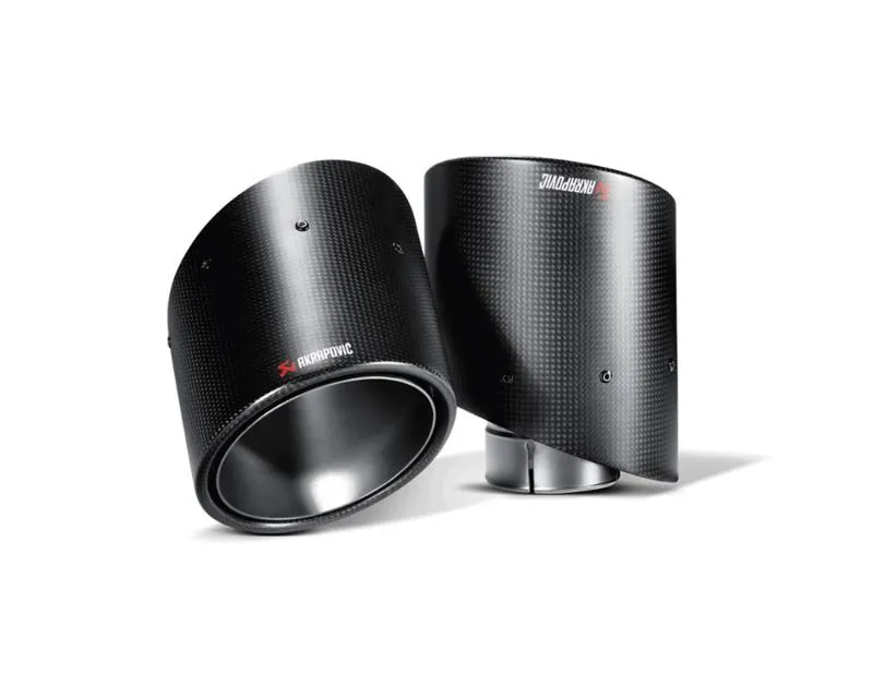 Akrapovic Replacement Carbon Fiber Tail Pipe - Single (Right Inside for S-AU/TI/6H)