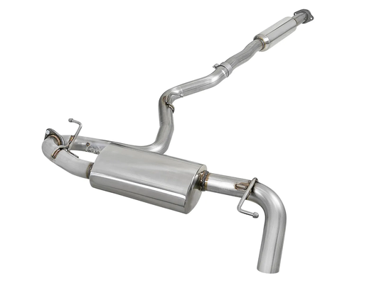 aFe POWER Takeda 2.5in 304 SS Cat-Back Exhaust w/ Black Tips 22-25 Honda Civic L4-2.0L