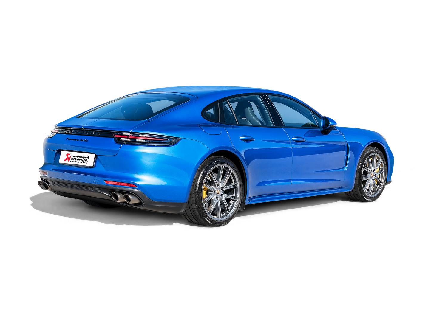 Akrapovic 17-18 Porsche Panamera Turbo Evolution Line Cat Back (Titanium) w/Carbon Tail Pipe Set