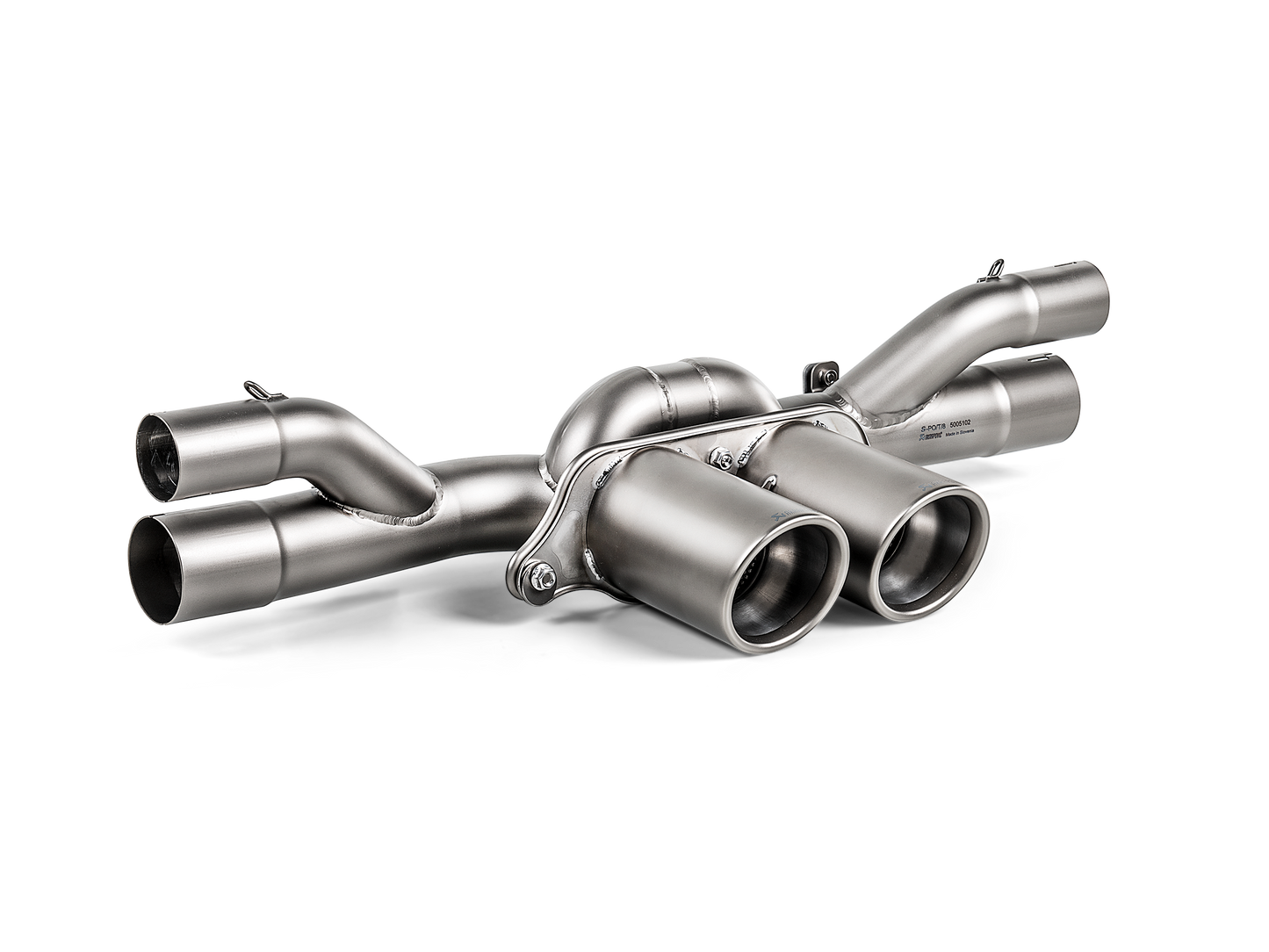 Akrapovic 2018 Porsche 911 GT3 RS (991.2) Slip-On Race Line (Titanium) w/Titanium Tips