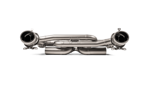 Akrapovic 20-21 Porsche 911 Turbo/Turbo S (992) Slip-On Race Line (Titanium) w/Titanium Tips