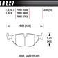 Hawk 95-99 BMW M3 E36 HPS Street Rear Brake Pads