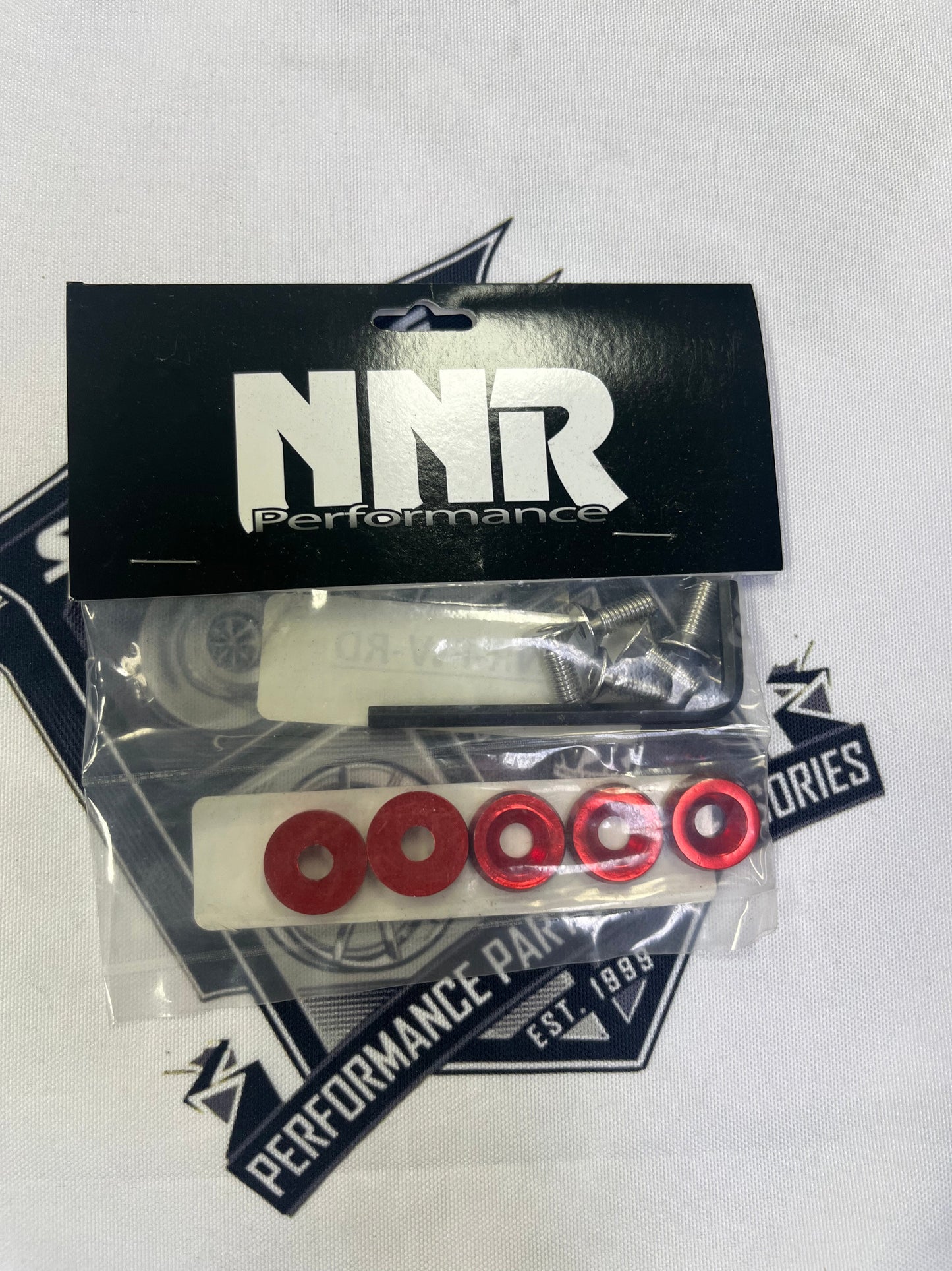 Nnr Fender Washer 5 Pack Red