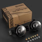 AlphaRex 02-08 Dodge Ram 1500/03-09 Ram 2500/3500 DoubleTap Dual Color LED Proj Fog Lights - Wt/Ambr
