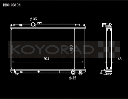 Koyo 96-00 Toyota Chaser JZX100 2.5L Inline 6 Turbo w/ Manual Trans Radiator