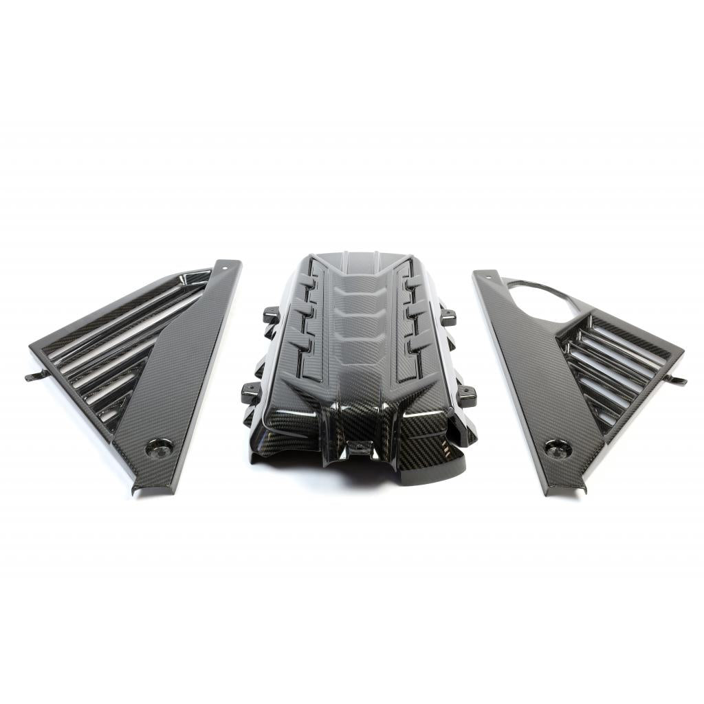Chevrolet Corvette C8 Carbon Fiber Engine Plenum Cover, Appearance Panels, and Package