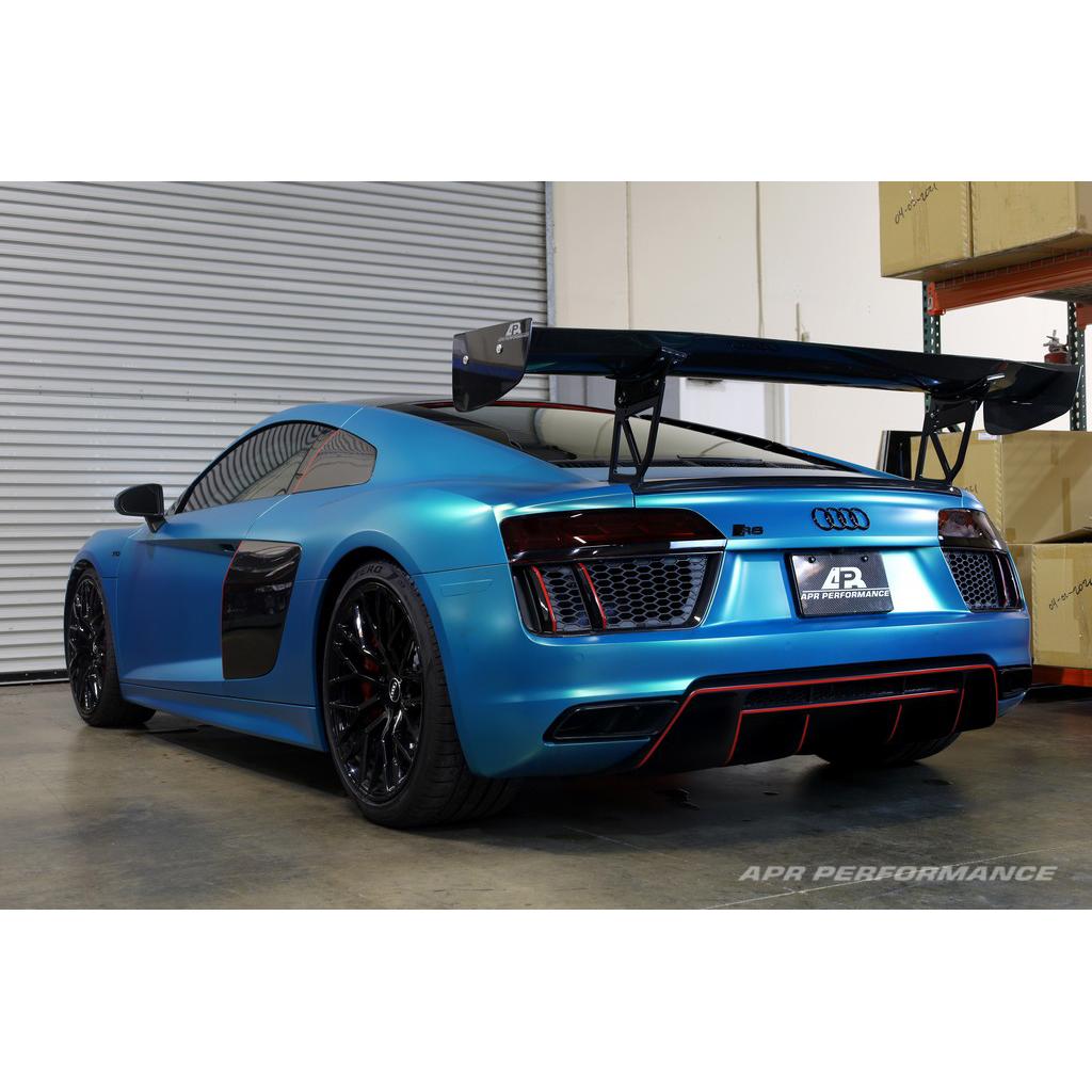 Audi R8 GTC500 Carbon Fiber Adjustable Wing and Trunk Panel Replacement 2016-2022