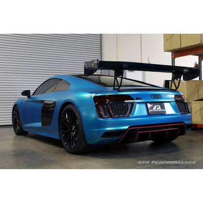Audi R8 GTC500 Carbon Fiber Adjustable Wing and Trunk Panel Replacement 2016-2022