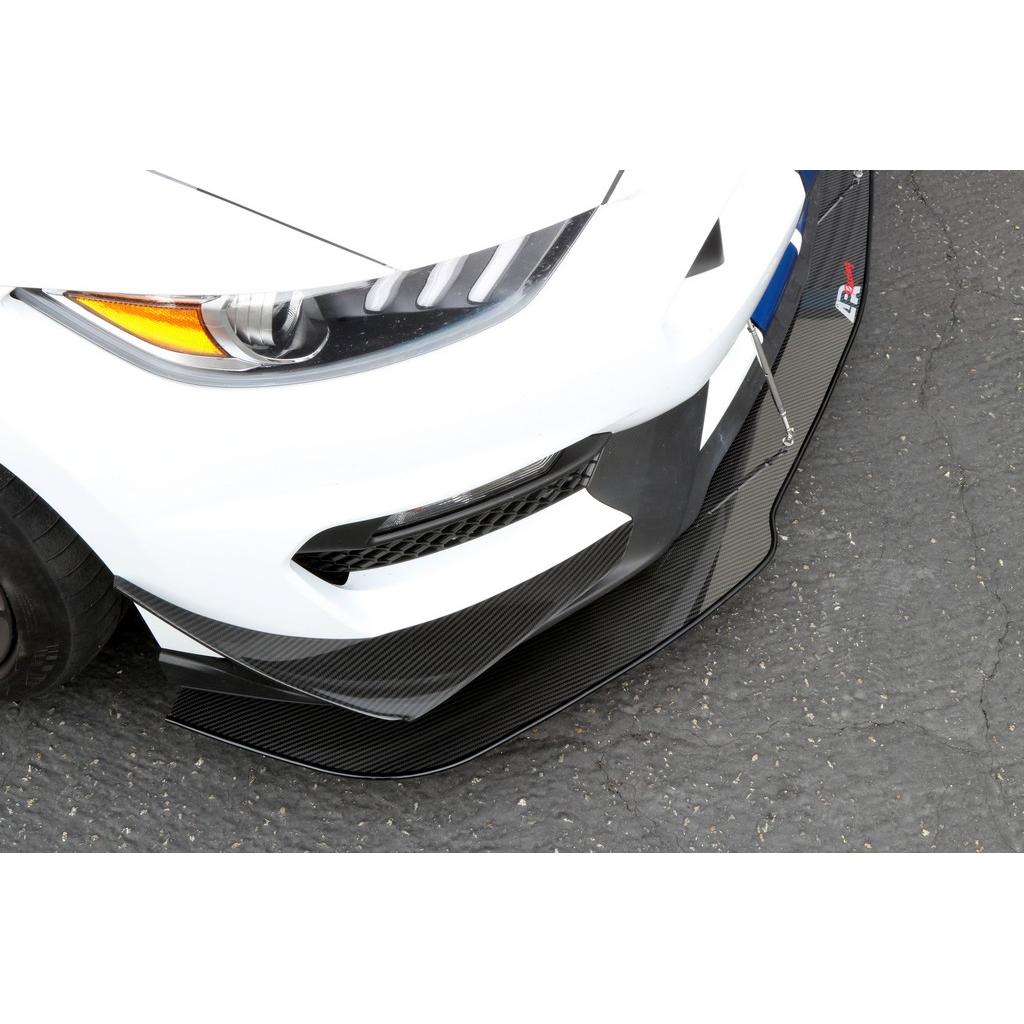 Ford Mustang S550 Shelby GT350 Carbon Fiber Front Bumper Canards 2016 - 2020