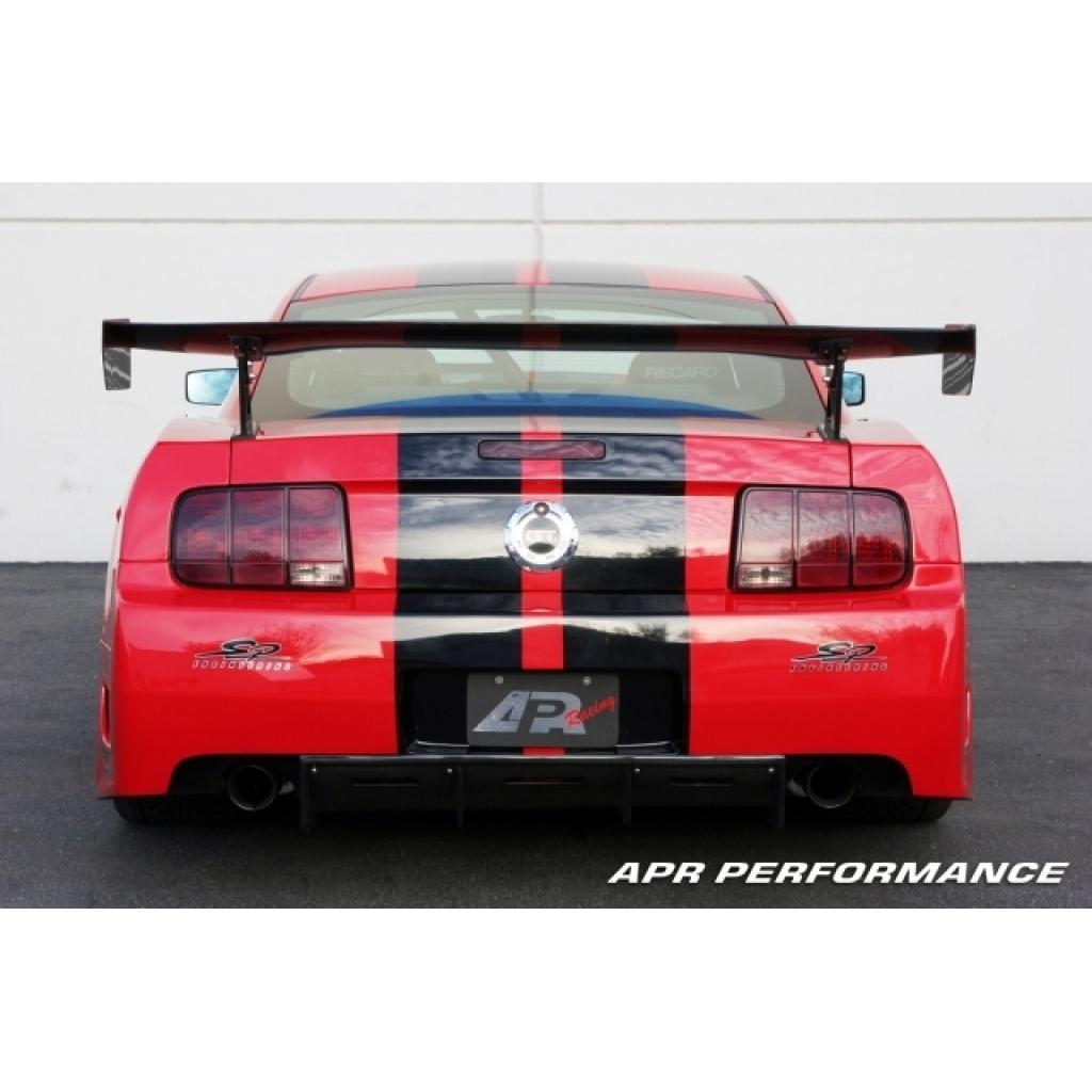 Ford Mustang S197 2005-2009 GTC500 Carbon Fiber Adjustable Wing