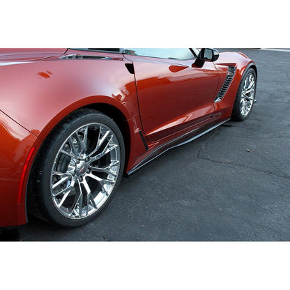 Chevrolet Corvette C7 Carbon Fiber Side Rocker Extensions/ Side Skirt