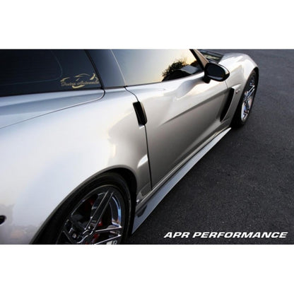 Chevrolet Corvette C6 Z06 Carbon Fiber Side Rocker Extensions/ Side Skirt (Fits Z06 and Grand Sport)