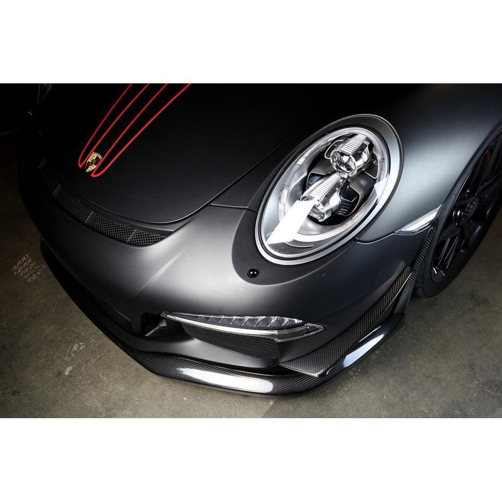 Porsche 991.1 GT3 Carbon Fiber Front Bumper Canards 2013-2015