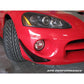 Dodge Viper SRT-10 Carbon Fiber Front Bumper Canards 2003-2010 (coupe / convertible)