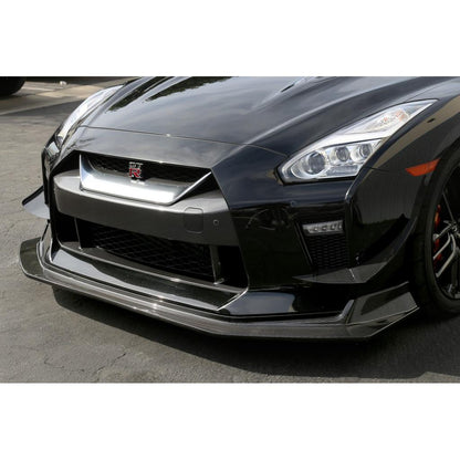 Nissan GTR R35 Carbon Fiber Front Bumper Canards 2017-2022