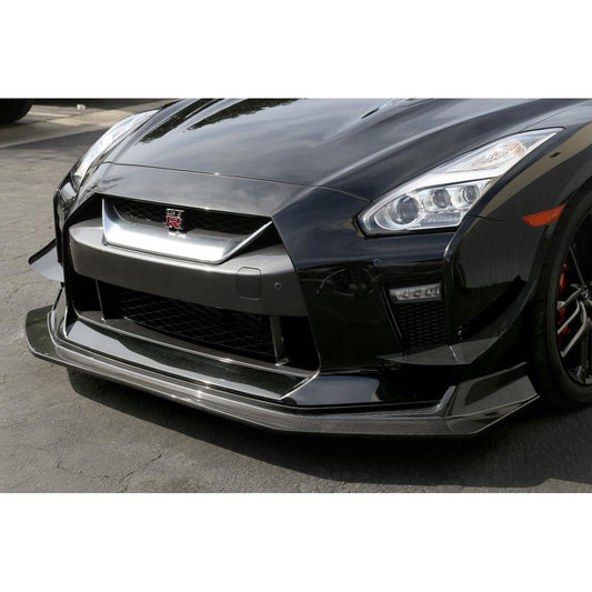 Nissan GTR R35 Carbon Fiber Front Bumper Canards 2017-2022