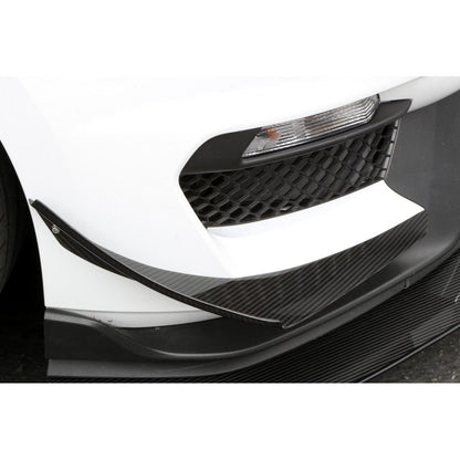Ford Mustang S550 Shelby GT350 Carbon Fiber Front Bumper Canards 2016 - 2020