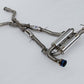 Invidia [2022+ Nissan Z] 70mm Gemini Cat Back Exhaust - Rolled TI Tips | HS22N4Z7GM1RTL